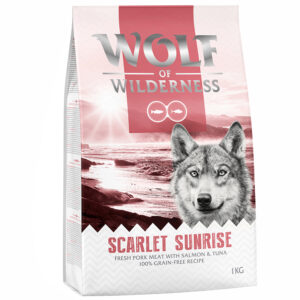 Wolf of Wilderness "Scarlet Sunrise" - Laks & Tunfisk - 1 kg