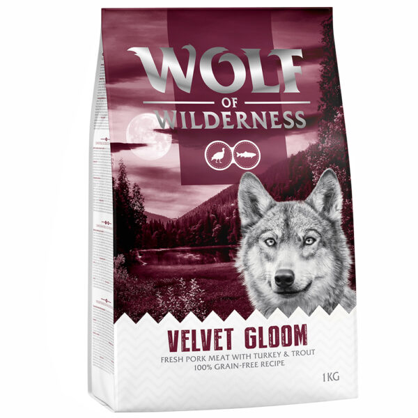 Wolf of Wilderness "Velvet Gloom" kalkun og ørret - uten korn - 1 kg