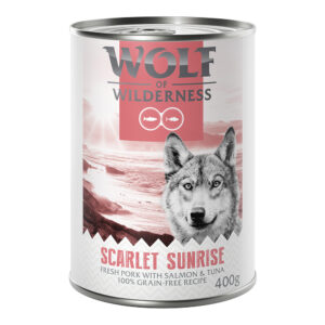 Wolf of Wilderness "Red Meat" 6 x 400 g - Scarlet Sunrise: Gris