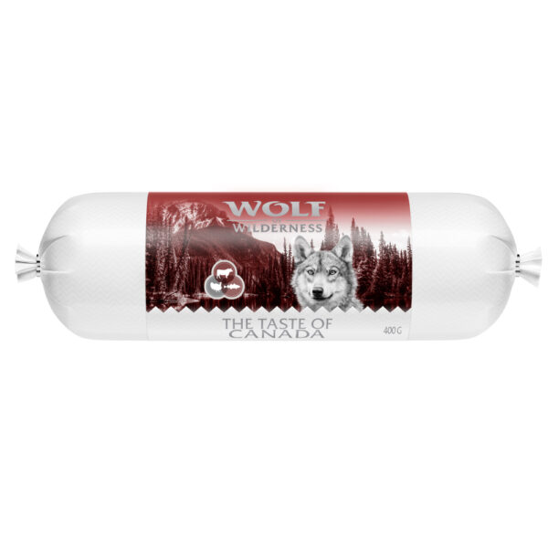 Wolf of Wilderness "The Taste Of" 6 x 400 g - Wurst - Canada - Okse