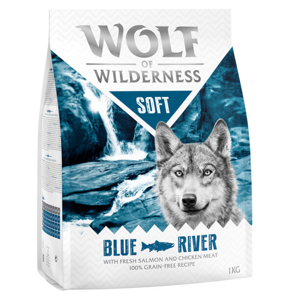 Wolf of Wilderness "Soft - Blue River" - Laks - 1 kg