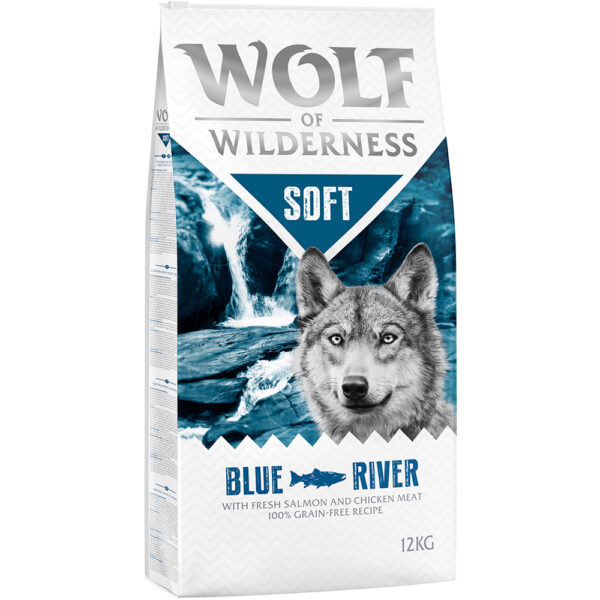 Wolf of Wilderness "Soft - Blue River" - Laks - 12 kg