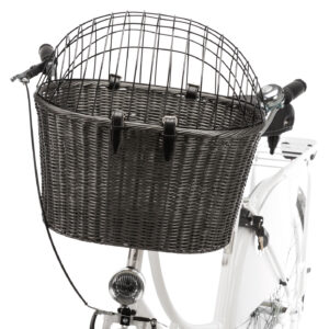 Trixie Front sykkelkurv av polyrattan - L 44 x B 34 x H 41 cm