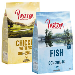 2 x 1 kg Purizon til spesialpris! - Adult Mix: Kylling med fisk + Fisk