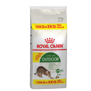 10 + 2 kg gratis! 12 kg Royal Canin Feline - Outdoor