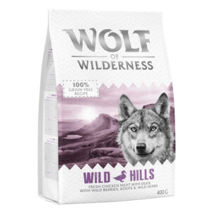 Wolf of Wilderness prøvepakke - Wild Hills - And 400 g