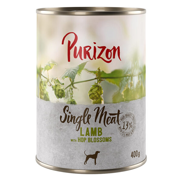 Purizon Single Meat 6 x 400 g - Lam med humleblomster: