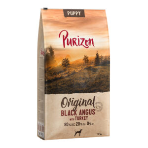 Purizon Puppy Black Angus med kalkun - 2 x 12 kg