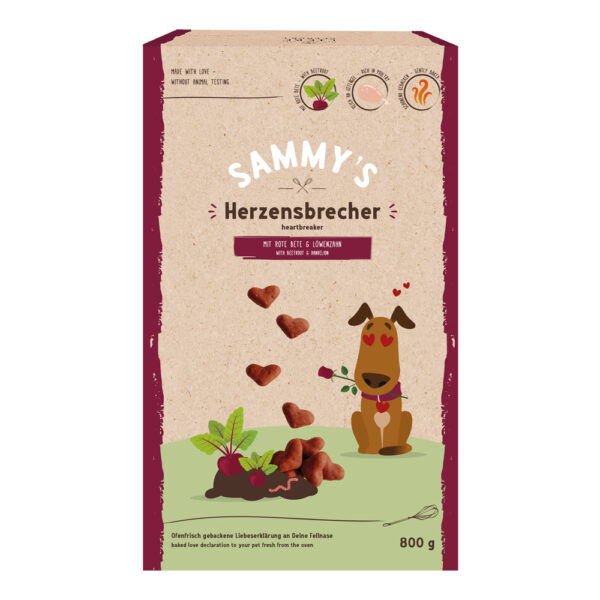 Sammy's fruktbiter - Hjerteknusere (3 x 800 g)