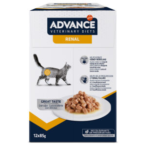 19 + 5 gratis! 24 x 85 g Advance Veterinary Diets Feline - Renal