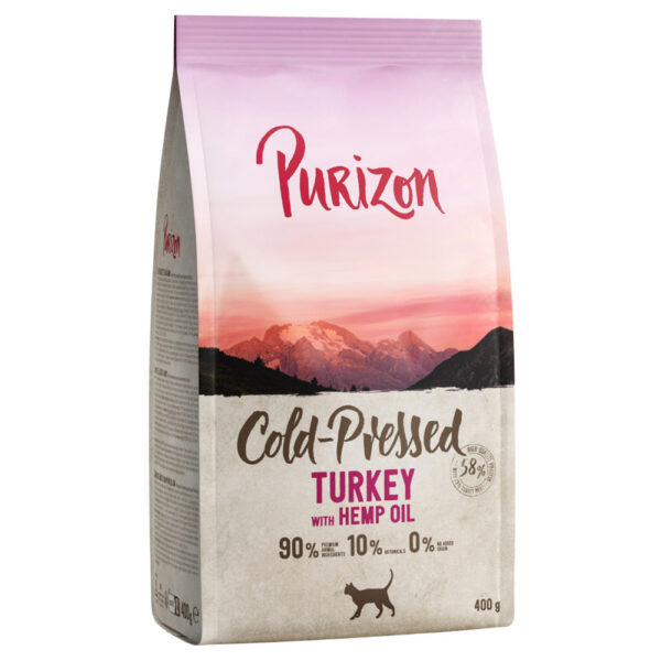 Purizon Coldpressed kalkun med hampolje - 400 g