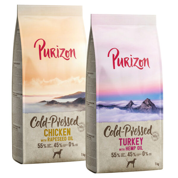 2 x 1 kg Purizon til spesialpris! - NEU: Kaltgepresst Huhn mit Rapsöl