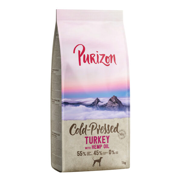 Purizon kaldpresset kalkun med hampolje - 1 kg