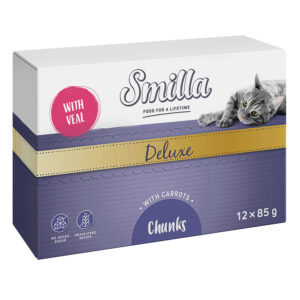 Smilla Deluxe Biter 24 x 85 g - Kalv og gulrøtter