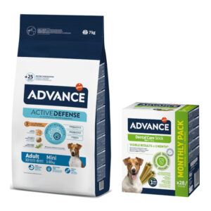 Advance tørrfôr + Dental Care Snack gratis! - Mini Adult