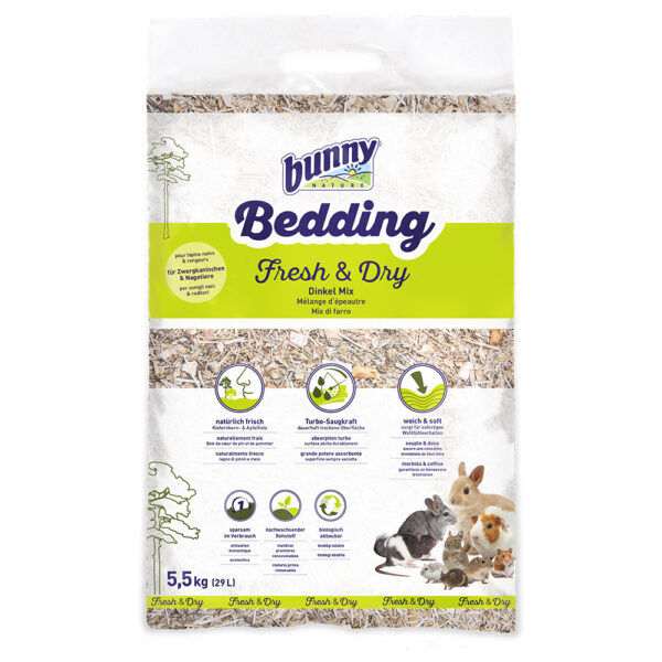 Bunny Bedding frisk og tørr - 29 l (5