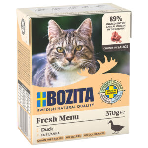 Økonomipakke: Bozita biter i saus 24 x 370 g - And