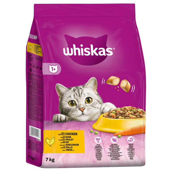 Whiskas 1+ Kylling - 7 kg