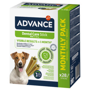 2 + 1 gratis! 3 x Advance hundesnacks - Dental Mini Sticks 3 x 360 g