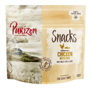 Purizon Snack Kylling & Fisk - kornfritt - 100 g