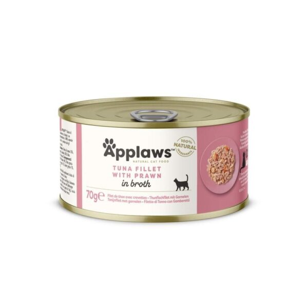 Applaws Tuna Fillet&Prawn Konserv (70 g)