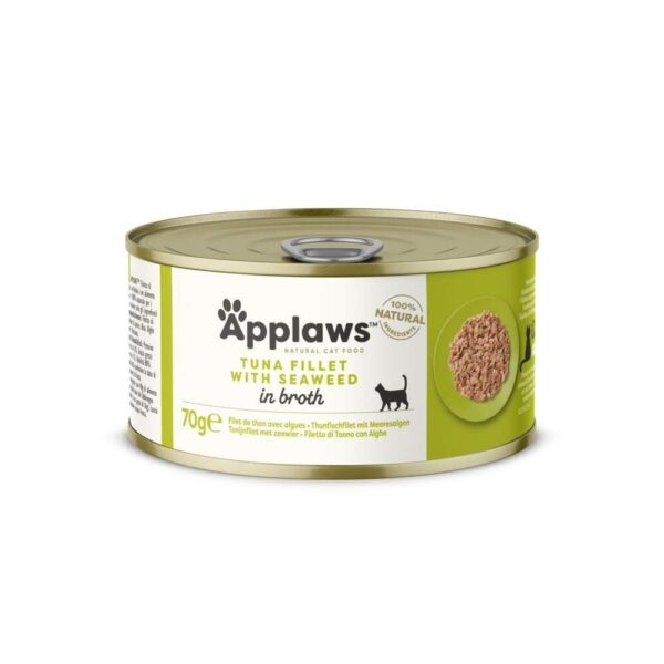 Applaws Tuna Fillet&Seaweed Konserv (70 grammaa)