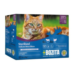 Bozita Indoor & Sterilised Multibox i Gelé 12x85 g