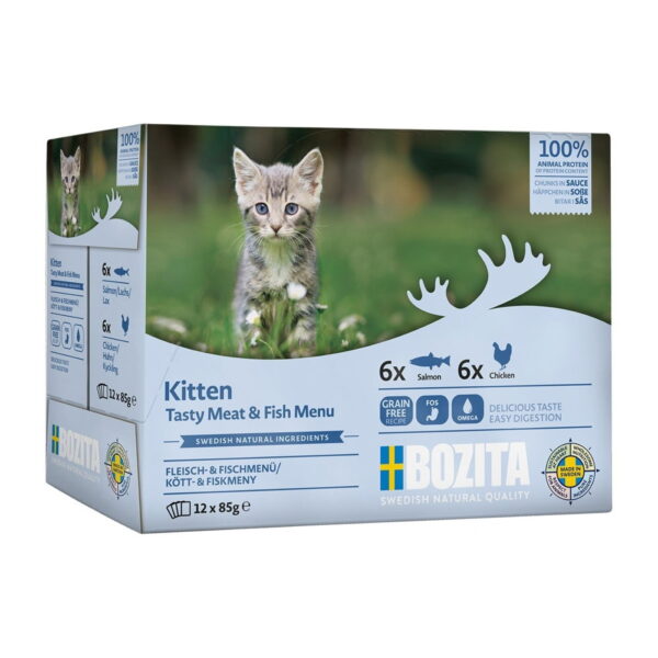 Bozita Kitten Multibox i Saus 12x85 g