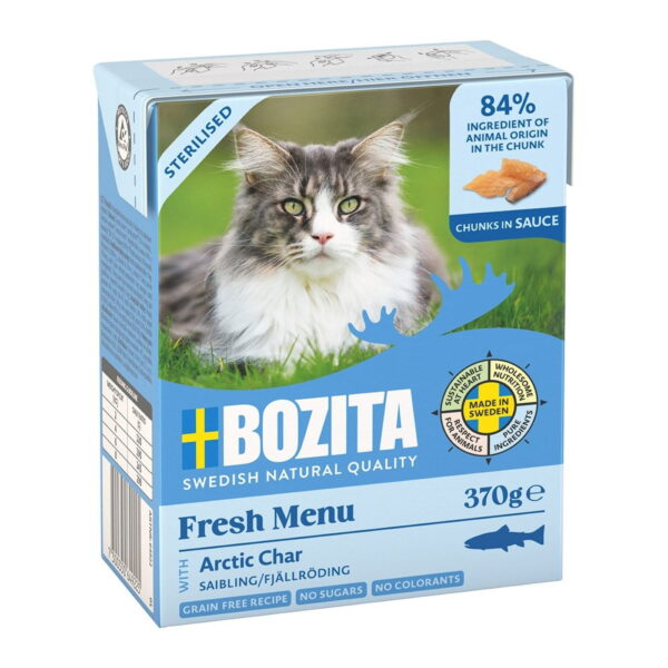 Bozita Sterilised Fjellrøye Biter i saus 370 g