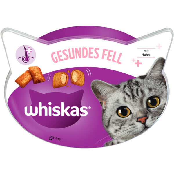 Whiskas Snacks økonomipakke - Sunn pels (8 x 50 g)