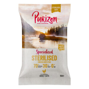 Purizon Adult Sterilised Kylling & Fisk - kornfri - 150 g