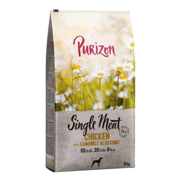 Purizon Single Meat Adult Kylling med gresskar - kornfri - 12 kg