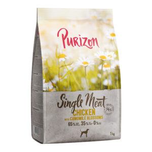 Purizon Single Meat Adult Kylling med gresskar - kornfri - 1 kg