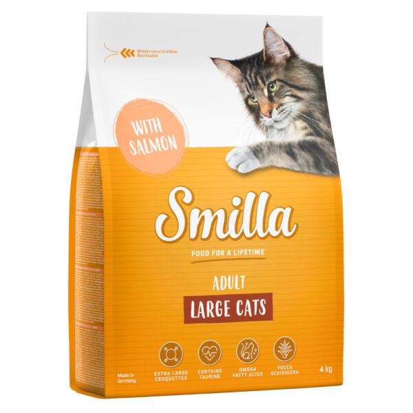 Smilla Adult Large Cats med laks - 4 kg