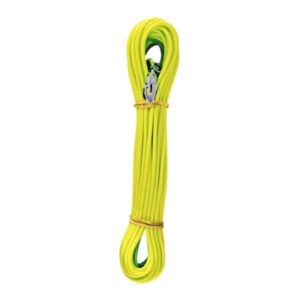 Gul gummiert sporline / Langline til hund 4mm