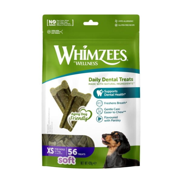 Whimzees Soft Dentaltygg (XS)