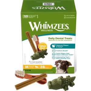 Whimzees Variety Value Box M Bulk 28 pcs