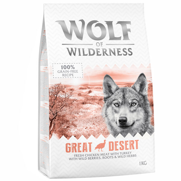 Wolf of Wilderness Adult "Great Desert" - Kalkun - 5 x 1 kg