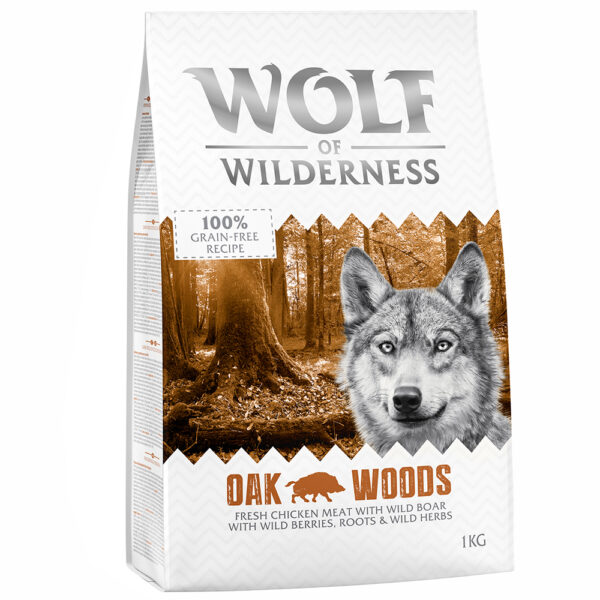 Wolf of Wilderness Adult "Oak Woods" - Villsvin - 5 x 1 kg