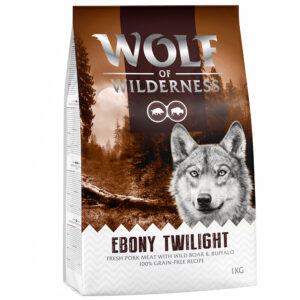 Wolf of Wilderness «Ebony Twilight» vilt og bøffel - uten korn - 5 x 1 kg