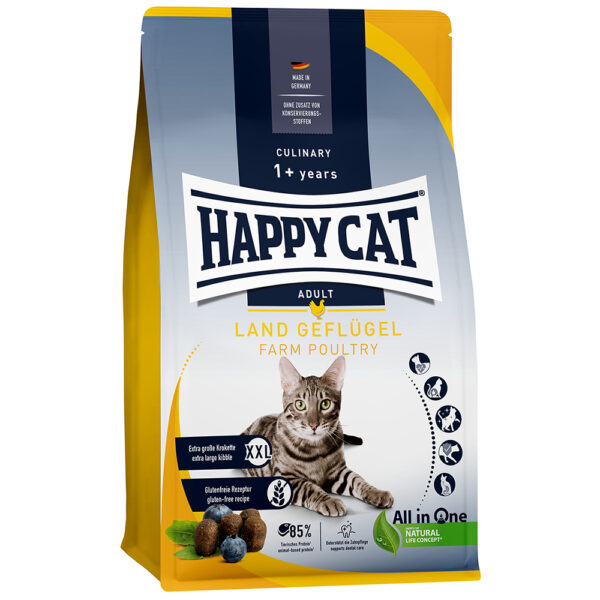 Happy Cat Culinary Adult Fjærkre - 10 kg