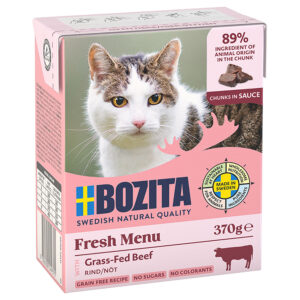 Bozita biter i saus 6 x 370 g - Okse