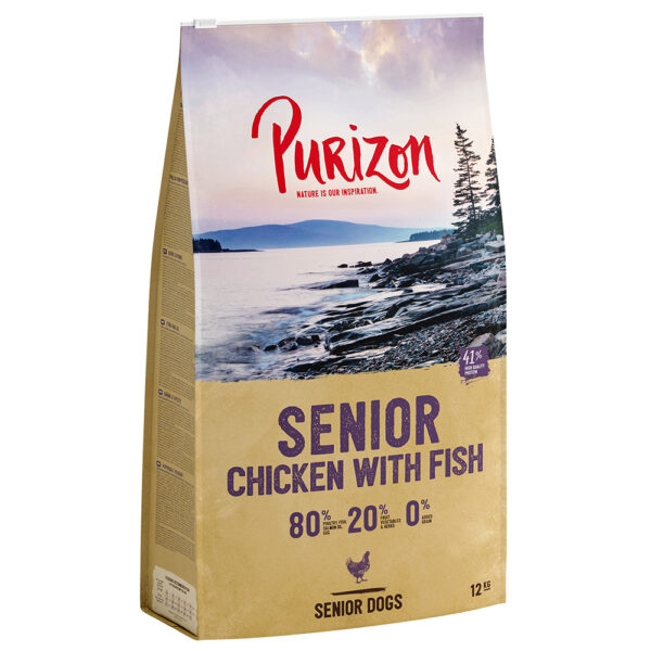 Purizon Senior Kylling med fisk - kornfri - 12 kg