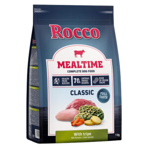 3 + 1 gratis! Rocco Mealtime 1kg - Mealtime 1 kg Adult med Vom