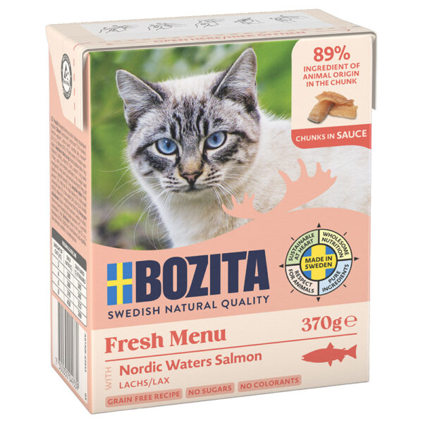 Bozita biter i saus 6 x 370 g - Laks