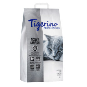 Tigerino Performance kattesand - Active Carbon - 2 x 14 l