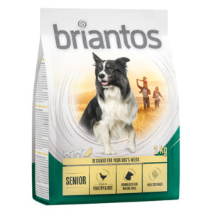 Briantos Senior med fjærkre og ris - 1 kg