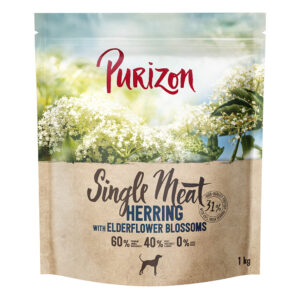 Purizon Single Meat Sild med holunderblomst - 1 kg