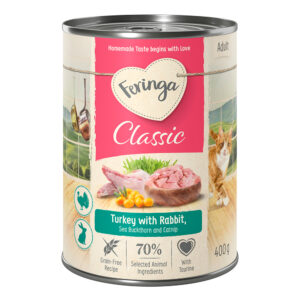 Feringa Classic Meat Menu 6 x 400 g - Kanin & Kalkun