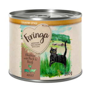 20 + 4 Feringa GRATIS Country Style Meny 24 x 200 g - Kylling